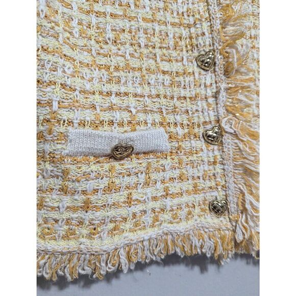 Mango pocket tweed cardigan Small - Picture 4 of 7